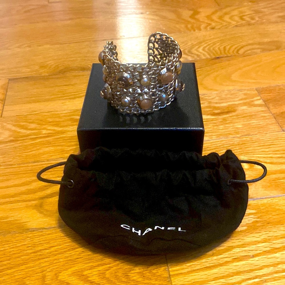 Chanel large bangle bracelet